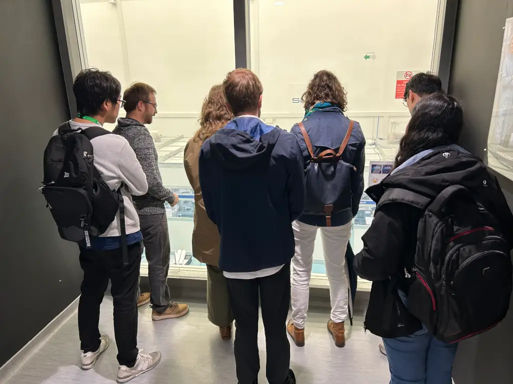 Photo from the SSTL visit.