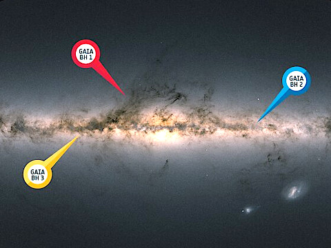 Map of GAIA data