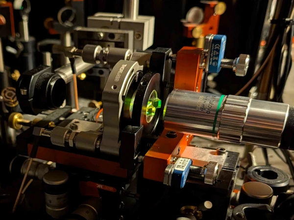 Photo of the experimental setup